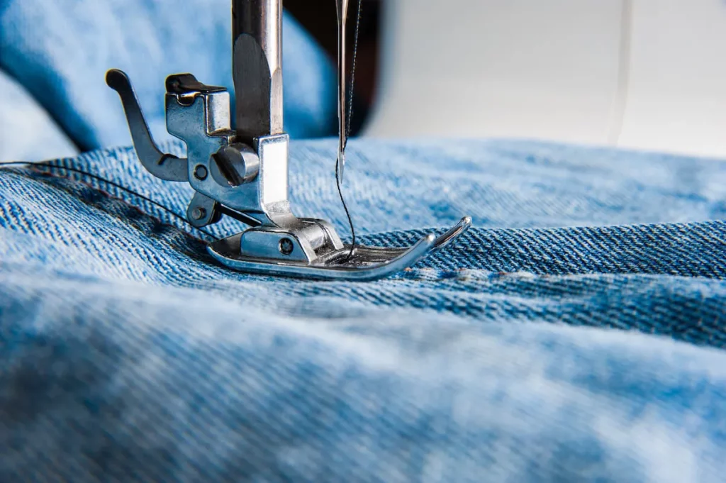 how to sew denim