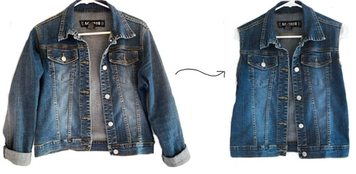 Sewing denim Jackets