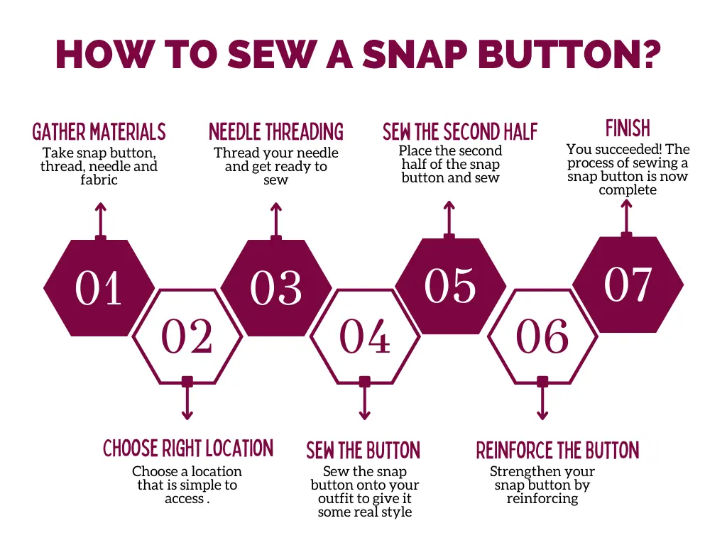 HOW TO SEW A SNAP BUTTON: 7 EASY STEPS