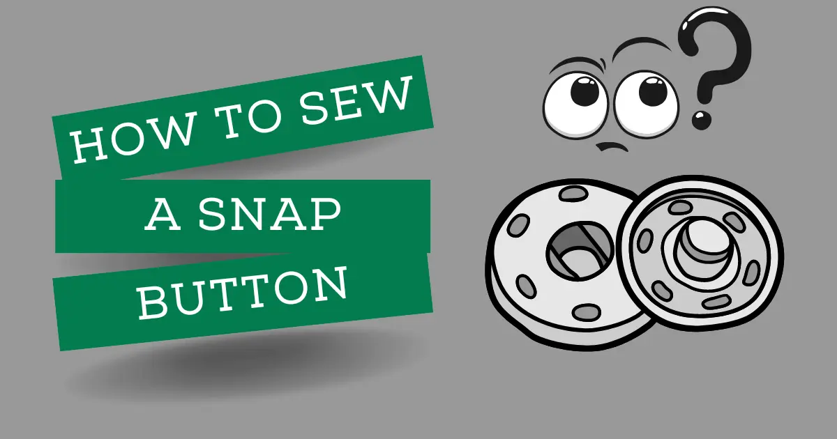how to sew a snap button
