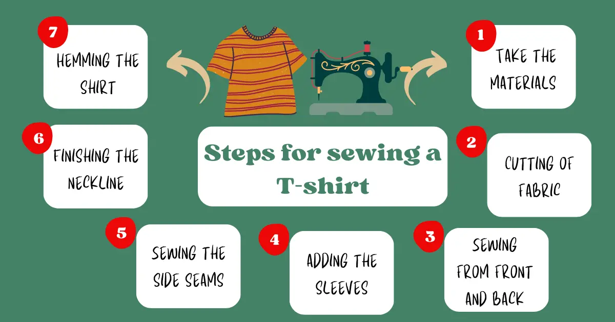 how to sew a tee shirt