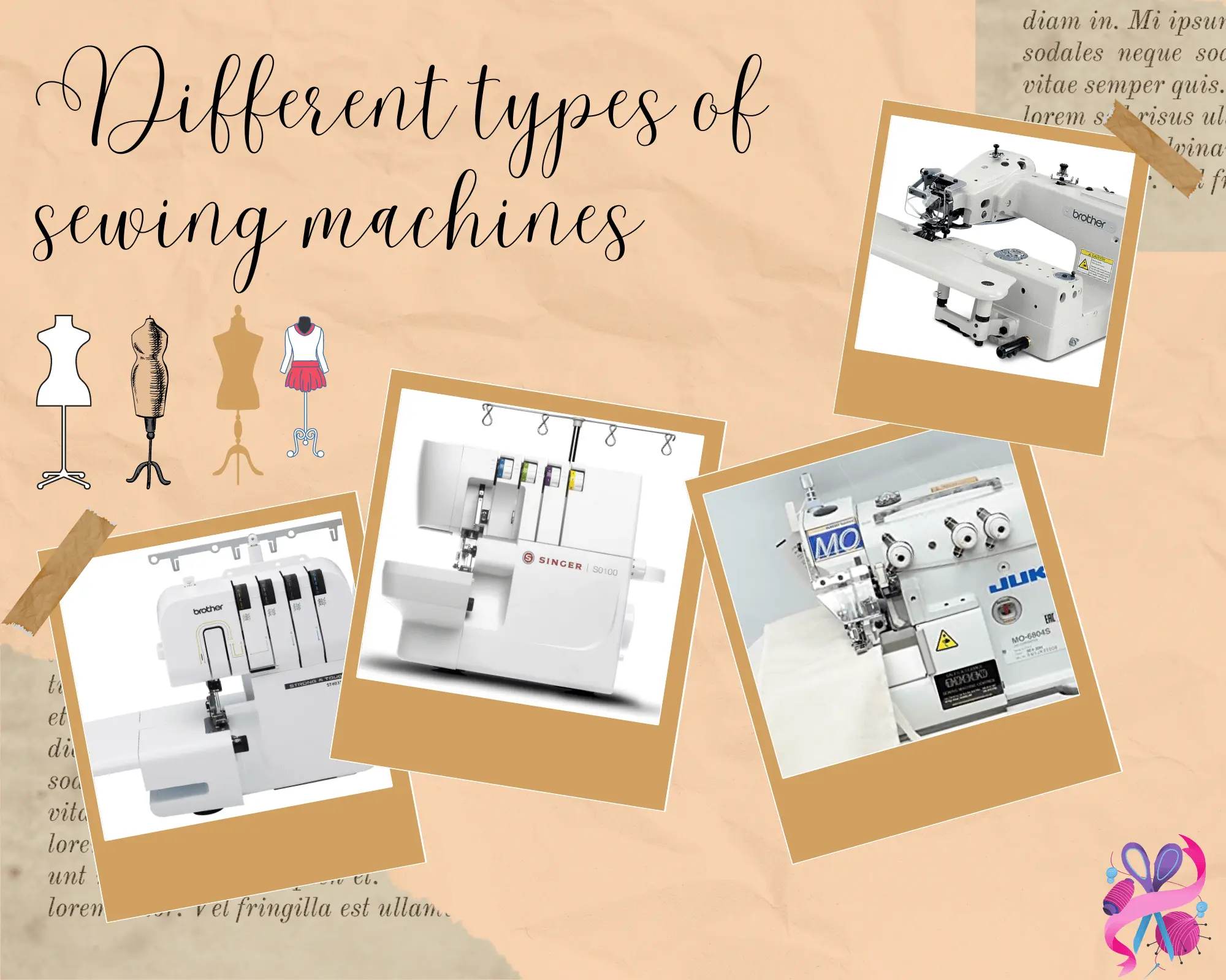 sewing machine types