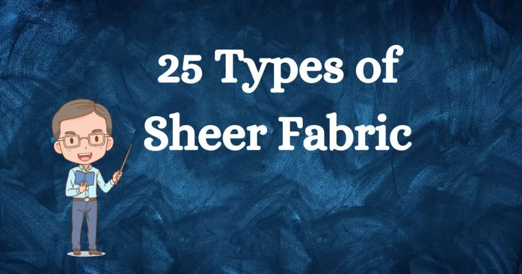 sheer fabric types