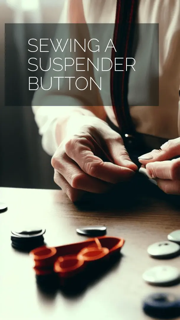 HOW TO SEW SUSPENDER BUTTONS: 6 EASY STEPS & PICTURES