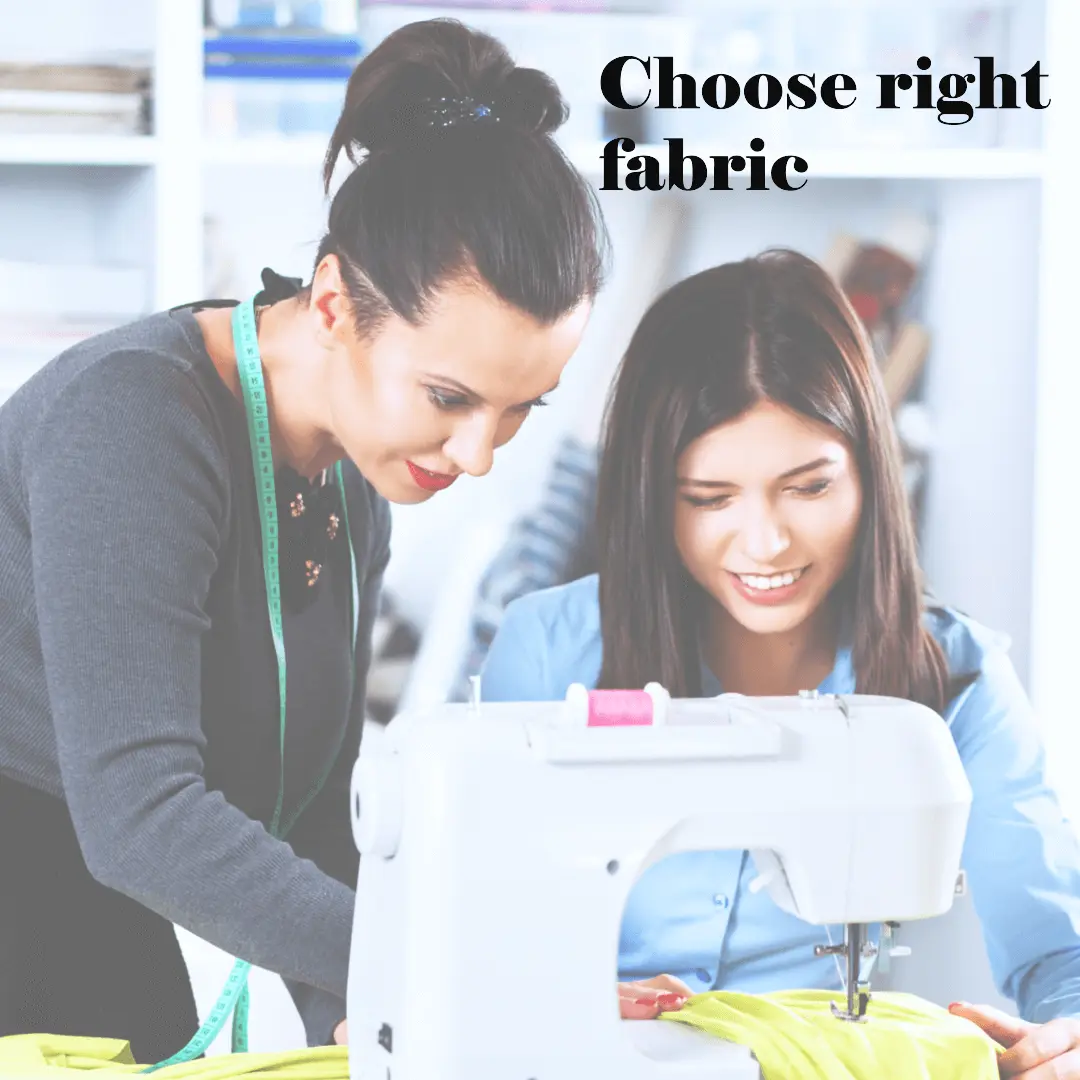 how to use a pattern for sewing - Choose the right fabric