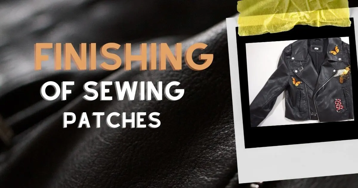 How to Sew Patches on Leather