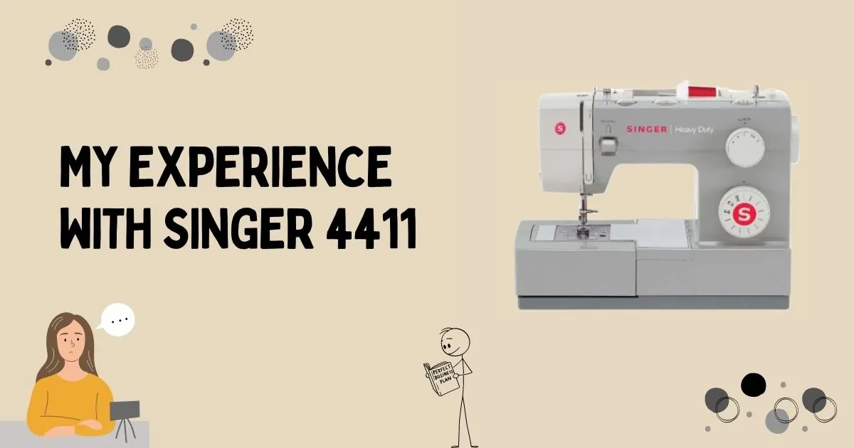 Singer Heavy Duty 4411 Sewing Machine with Free upgrade to new 5511 model