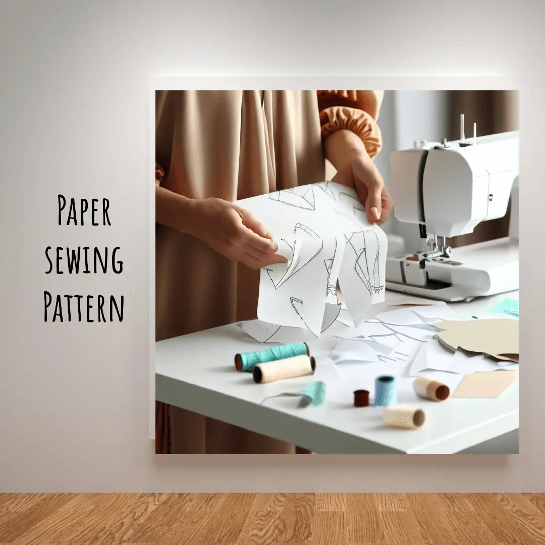 Paper sewing pattern - how to use a sewing pattern