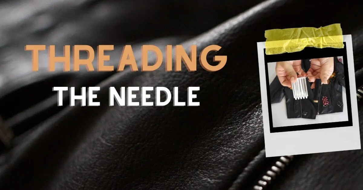 How to Thread a Leather Needle : 5 Steps (with Pictures