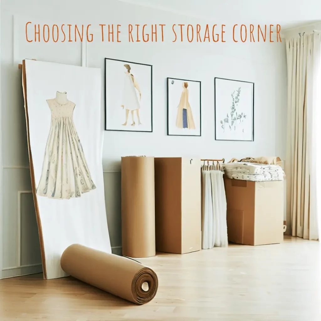 how to store sewing patterns- Choose the right storage corner