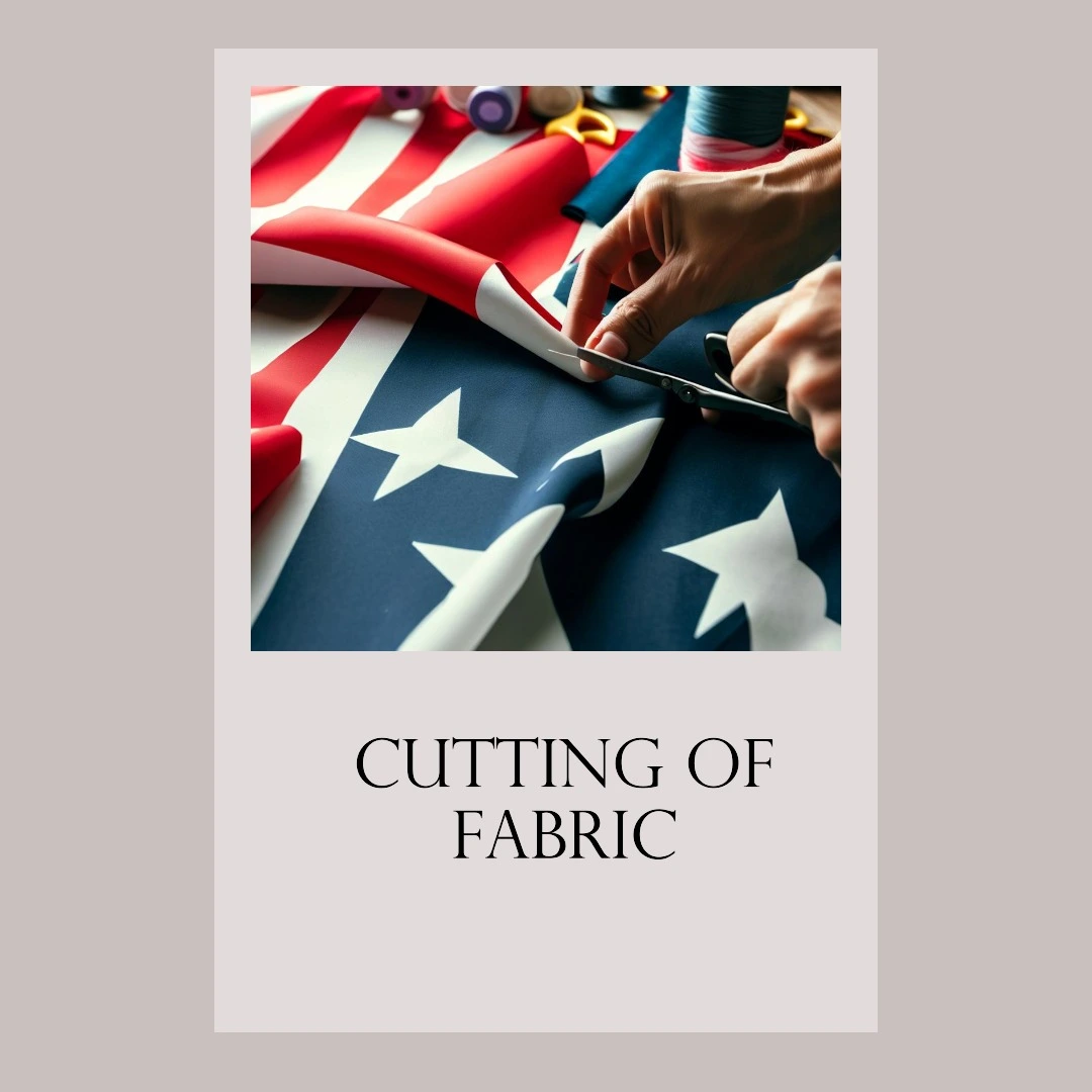 How to sew a flag- Step 2