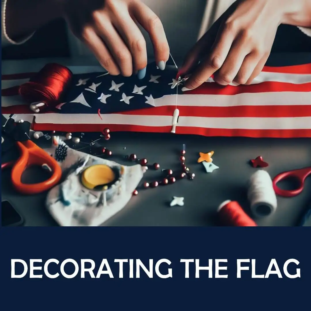 How to sew a flag- Step 7