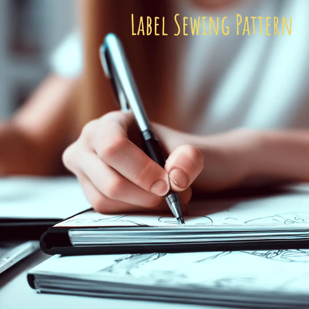 Sewing pattern Storage- Label sewing pattern