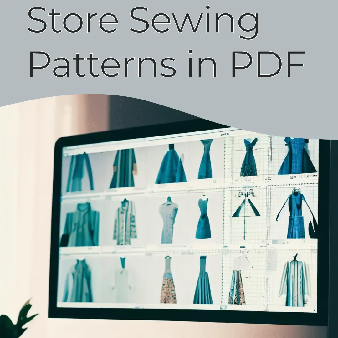 Sewing pattern Storage in PDF