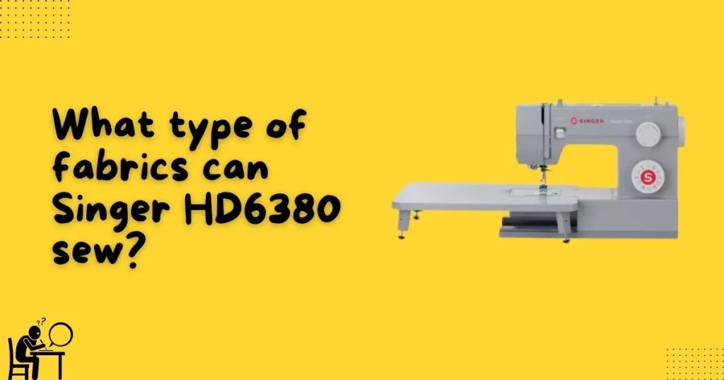 Singer Heavy Duty HD6380 Sewing Machine