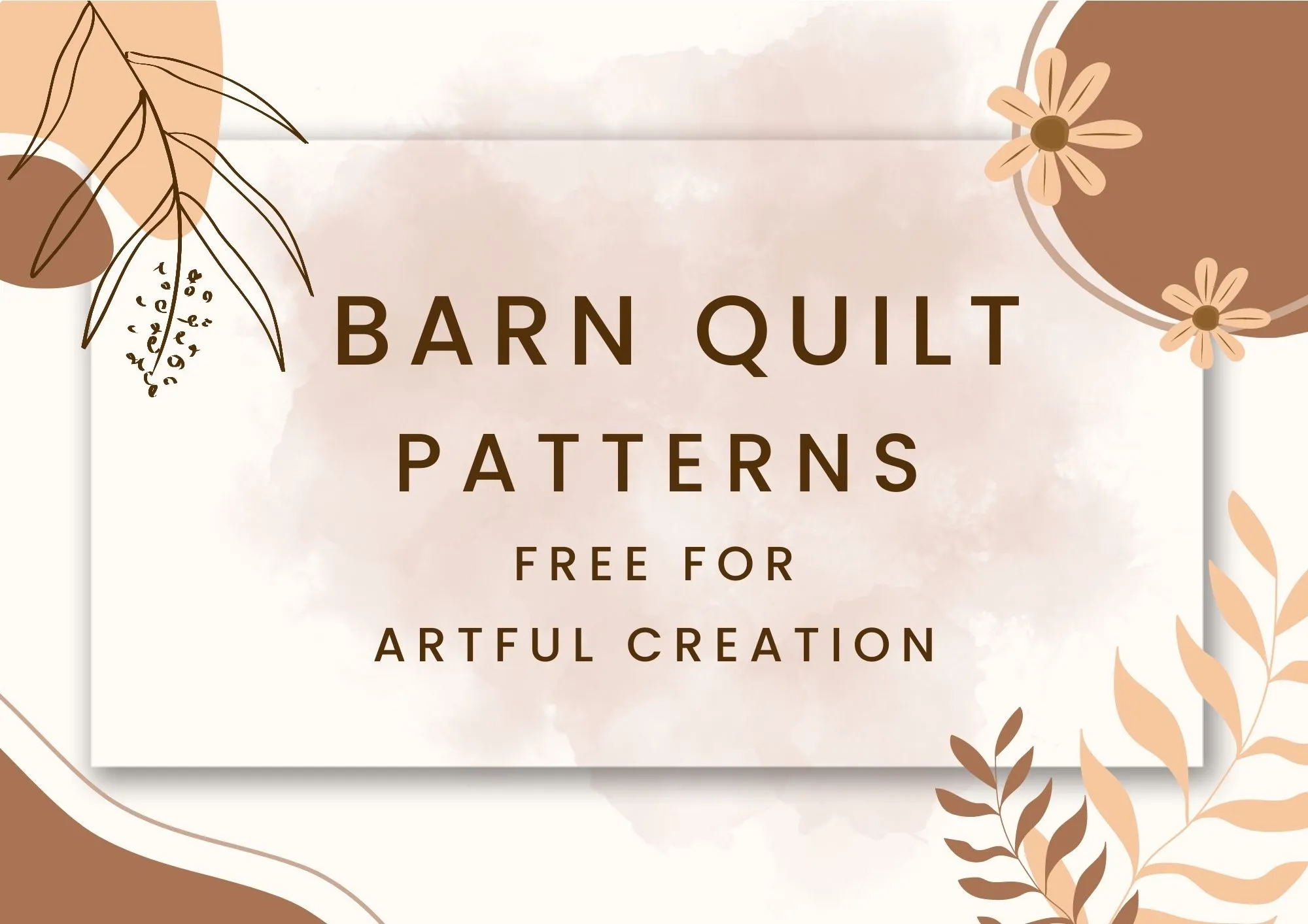 Barn Quilt Patterns free for Artful Creations