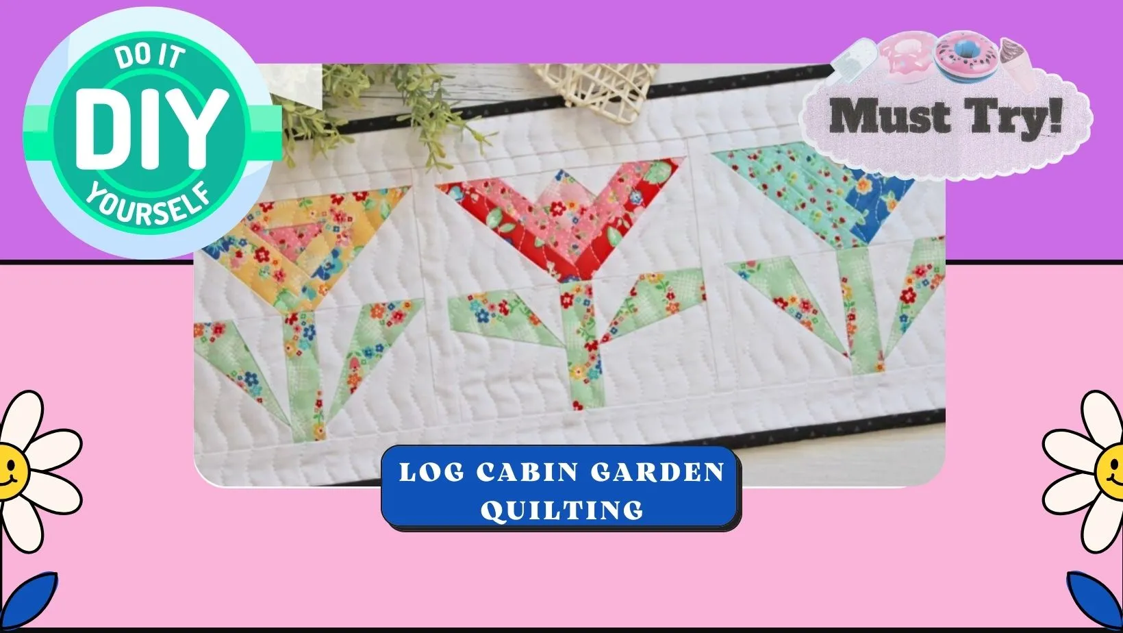 Log Cabin Garden Quilting