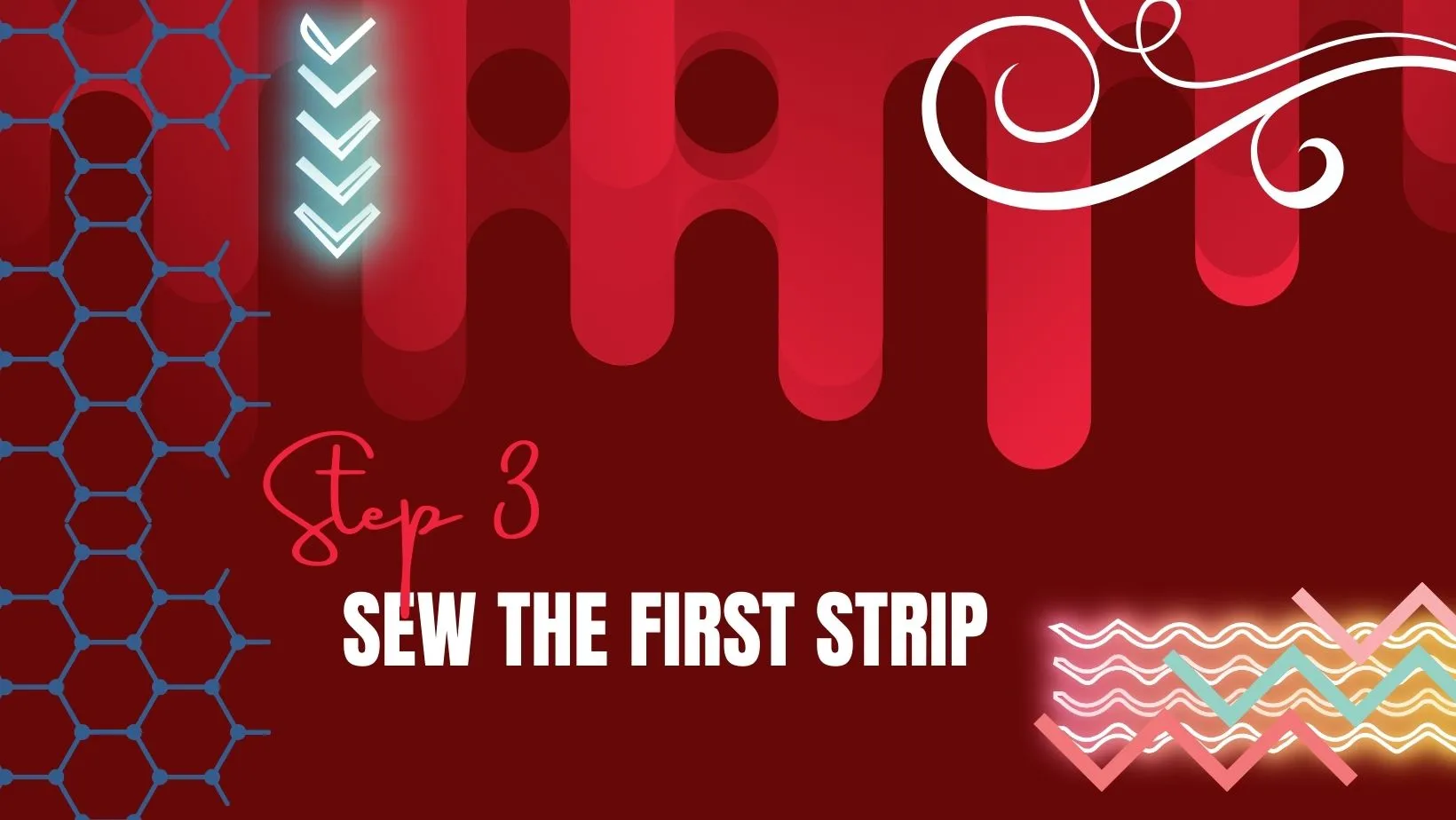 Sew the frist strip