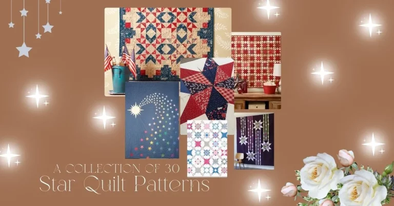 A COLLECTION OF 30 STAR QUILT PATTERNS