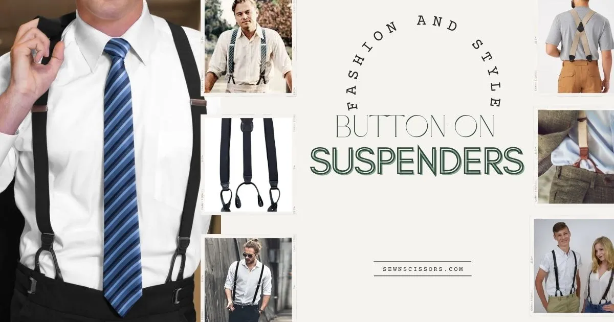 Button on suspenders