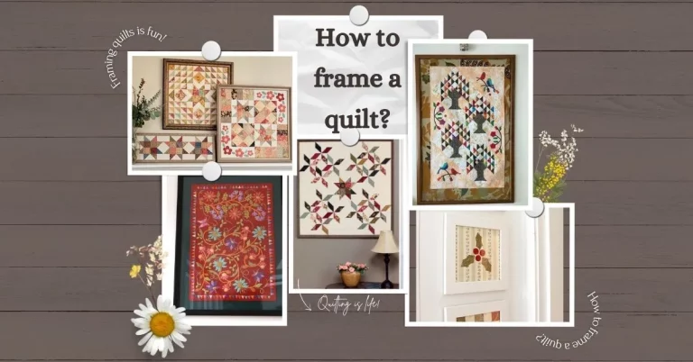 FRAMING QUILTS | HOW TO FRAME A QUILT- EASY GUIDE