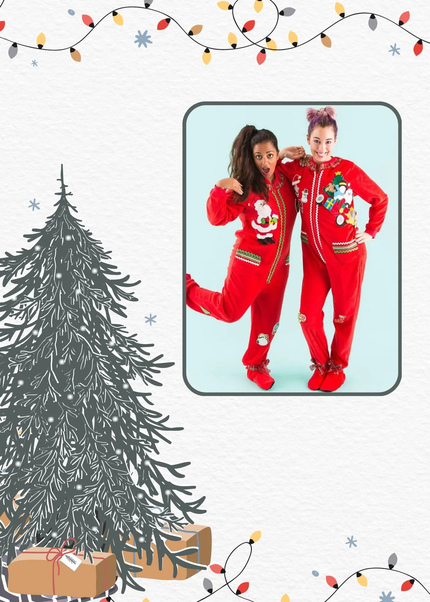 DIY Ugly Christmas Onesie