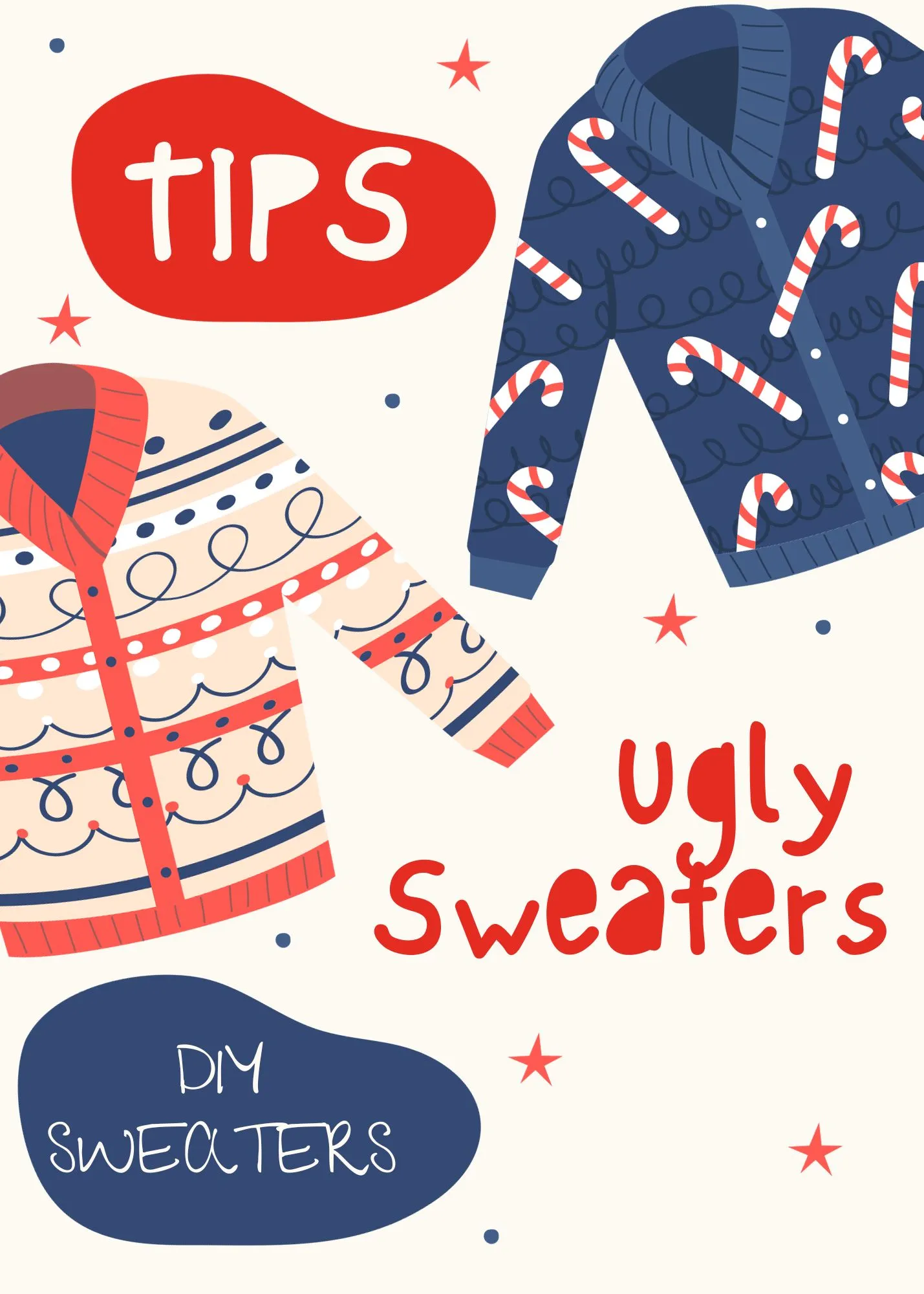 TIPS FOR AN EASY DIY UGLY CHRISTAMS SWEATER