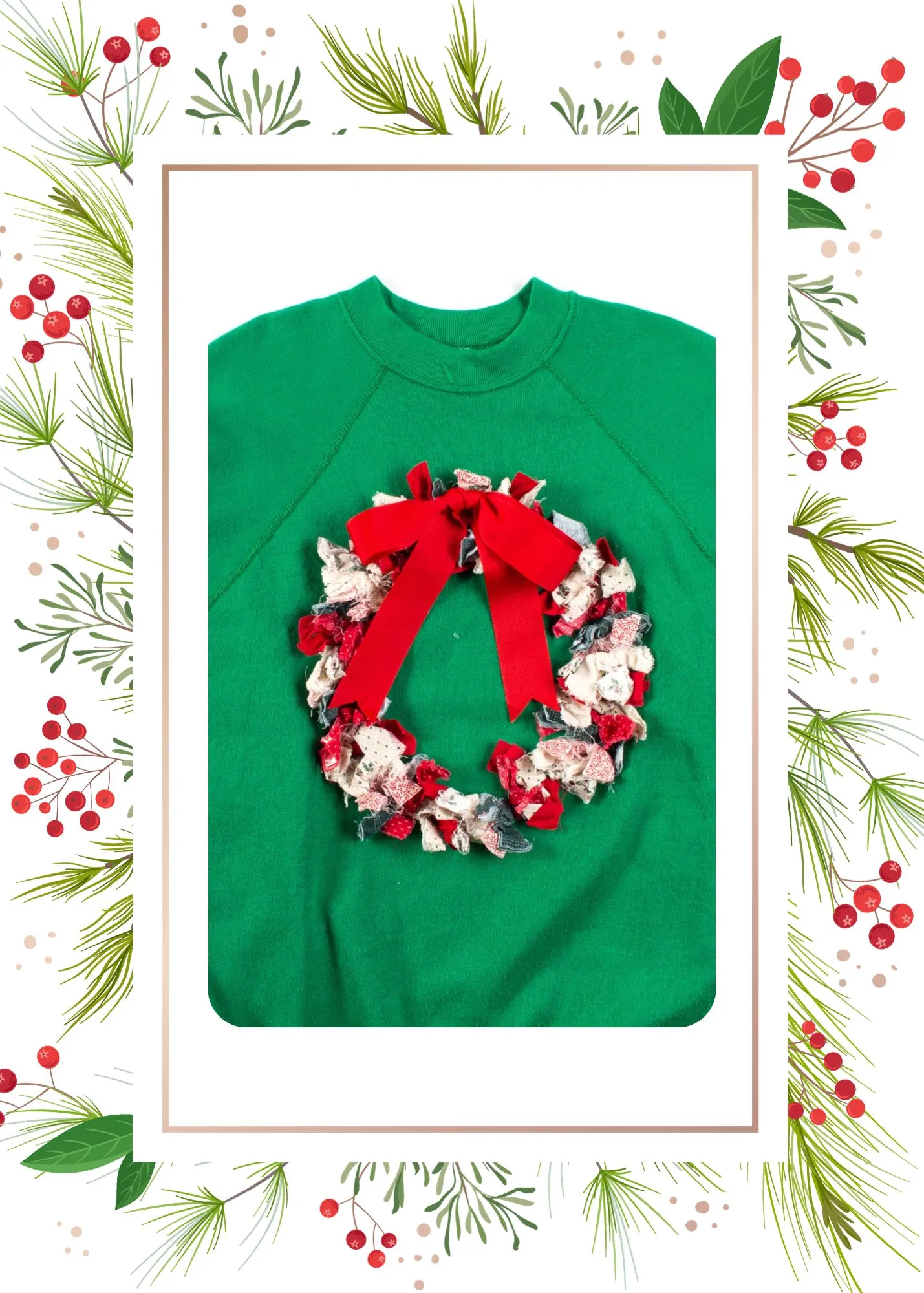 Ugly Wreath Christmas Sweater