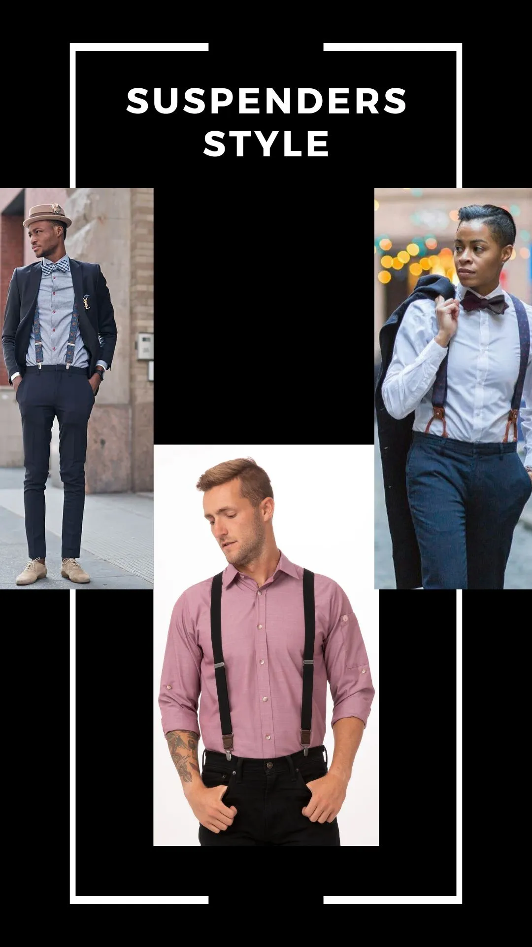 Should men's suspenders be the same color as their shoes in formal