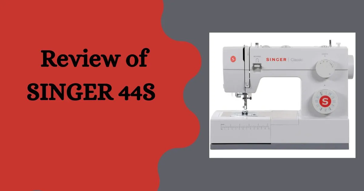 SINGER 44S Classic Heavy Duty Sewing Machine with 23 Built-In Stitches —