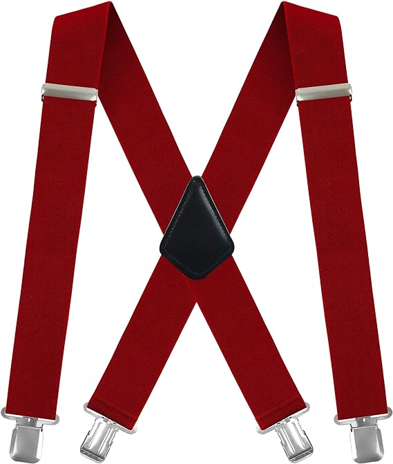 Best for elderly – Heavy Duty Clip Suspenders for old