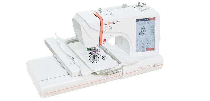 Best embroidery machine for custom designs - POOLIN Computerized