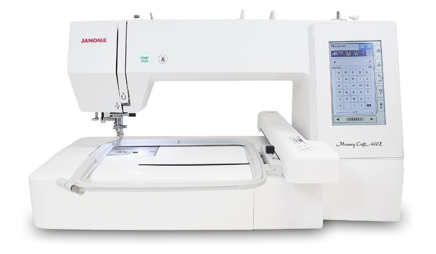 Best embroidery machine for patches - Janome Memory Craft 400E Embroidery Machine
