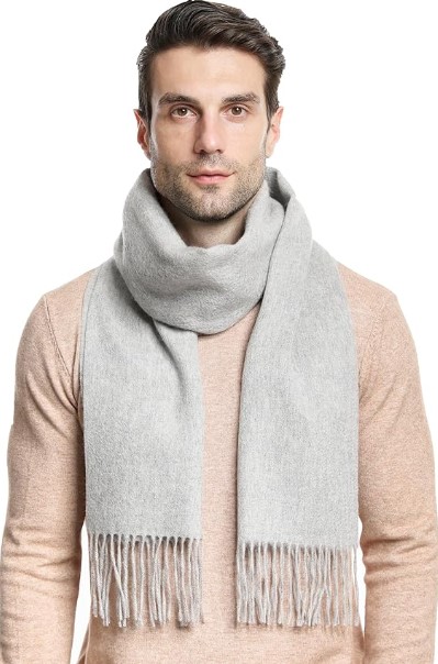 Best scarves for men – STARWHISPER Wool Scarf for men
