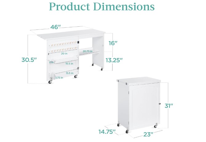 Folding Sewing Table - Best Choice