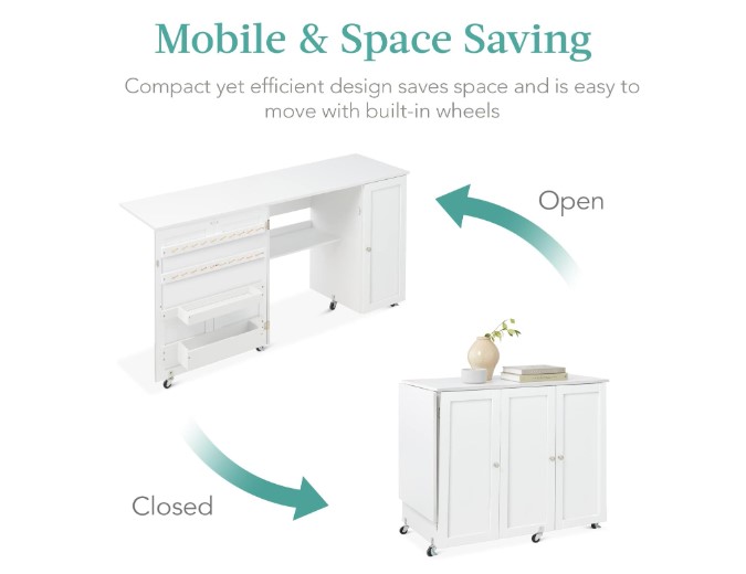 Best-Choice-Large-Folding-Sewing-Table