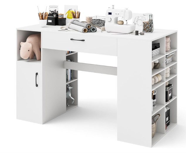 Costway-36-sewing-craft-table